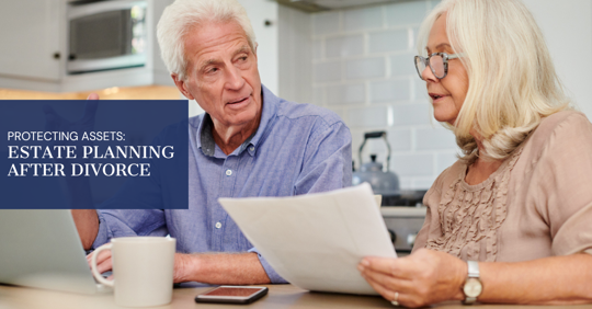 Upset couple reviewing paperwork contracts together