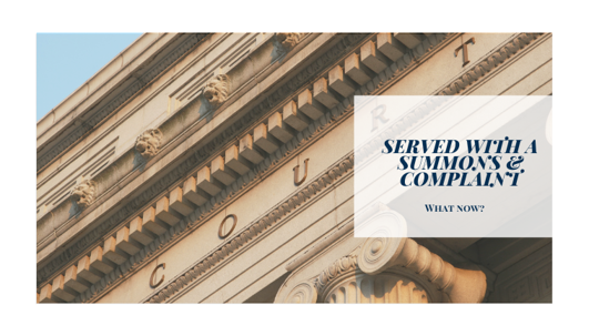 Served a Foreclosure Summons? Don’t Panic